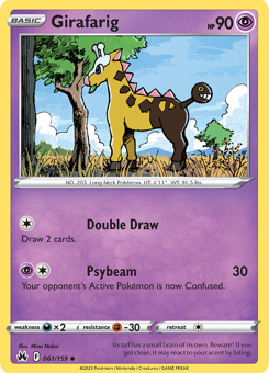 SwSh - CRZ - 61 - Girafarig - UNCOMMON - Normal
