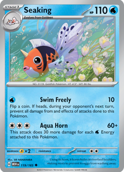 S&V - MEW (151) - 119 - Seaking - UNCOMMON - Normal
