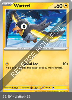 S&V - SSP - 66 - Wattrel - COMMON - Reverse Holo