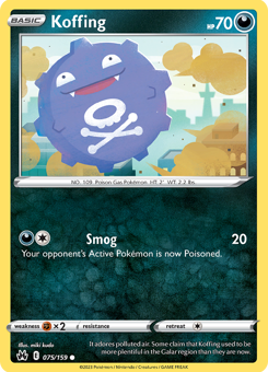 SwSh - CRZ - 75 - Koffing - COMMON - Normal