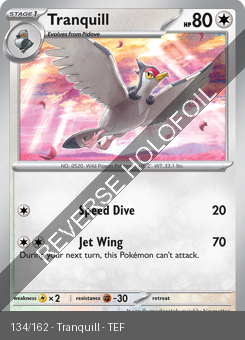 S&V - TEF - 134 - Tranquill - COMMON - Reverse Holo