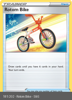 SwSh - SSH - 181 - Rotom Bike - UNCOMMON - Normal