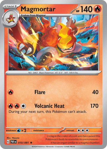 S&V - PAF - 10 - Magmortar - RARE - Holofoil