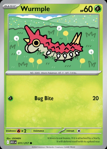 Meg - ASC - 11 - Wurmple - COMMON - Normal