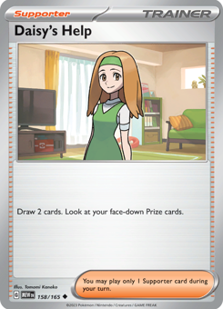 S&V - MEW (151) - 158 - Daisy's Help - UNCOMMON - Normal