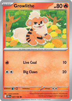 S&V - DRI - 27 - Growlithe - COMMON - Normal