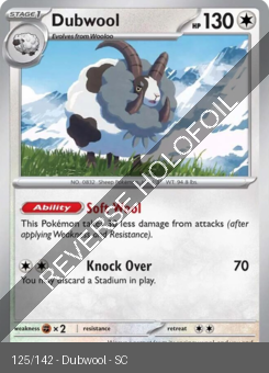 S&V - SCR - 125 - Dubwool - UNCOMMON - Reverse Holo