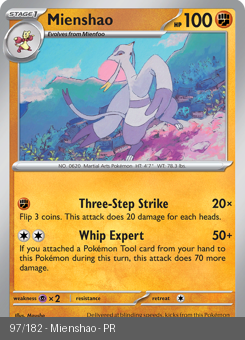 S&V - PAR - 97 - Mienshao - UNCOMMON - Normal