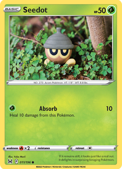 SwSh - LOR - 011 - Seedot - COMMON - Normal