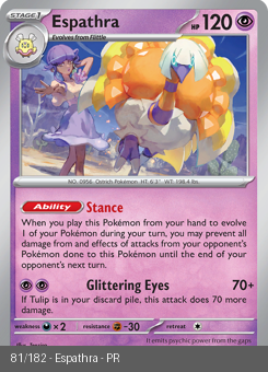 S&V - PAR - 81 - Espathra - RARE - Holofoil