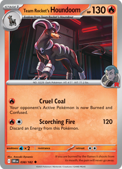 S&V - DRI - 38 - Team Rocket's Houndoom - UNCOMMON - Normal