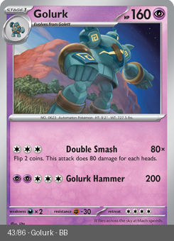 S&V - BLK - 43 - Golurk - UNCOMMON - Normal