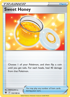 SwSh - ASR - 153 - Sweet Honey - UNCOMMON - Normal