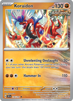 S&V - SSP - 116 - Koraidon - UNCOMMON - Normal
