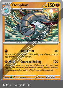 S&V - SSP - 103 - Donphan - COMMON - Reverse Holo
