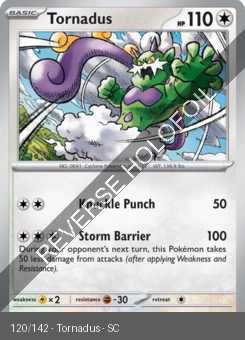 S&V - SCR - 120 - Tornadus - UNCOMMON - Reverse Holo