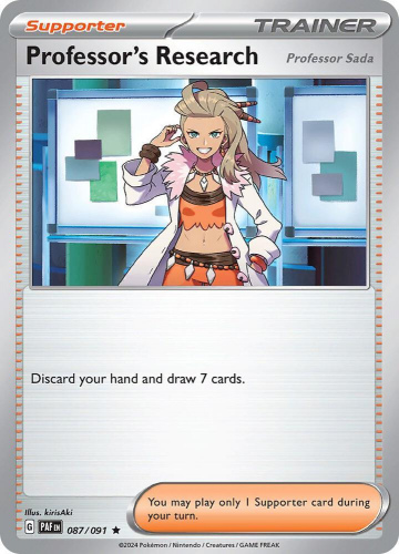 S&V - PAF - 87 - Professor's Research - RARE - Holofoil
