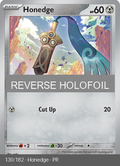 S&V - PAR - 130 - Honedge - COMMON - Reverse Holo