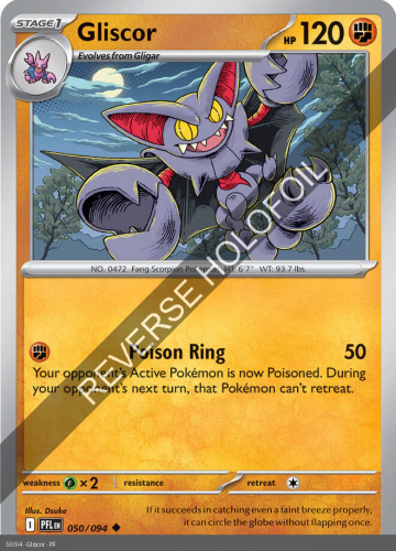 Meg - PFL - 50 - Gliscor - UNCOMMON - Reverse Holo