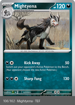 S&V - TEF - 106 - Mightyena - COMMON - Normal