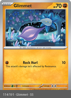 S&V - SSP - 114 - Glimmet - COMMON - Reverse Holo