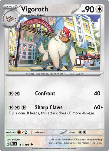 S&V - PAL - 161 - Vigoroth - UNCOMMON - Normal