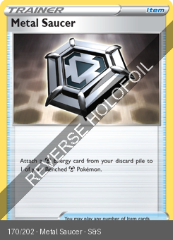 SwSh - SSH - 170 - Metal Saucer - UNCOMMON - Reverse Holo