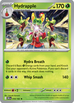 S&V - DRI - 18 - Hydrapple - RARE - Holofoil