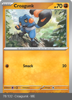 Meg - MEG - 78 - Croagunk - COMMON - Normal