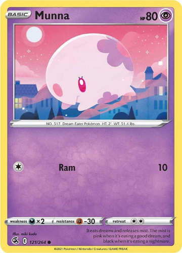 SwSh - FST - 121 - Munna - COMMON - Normal