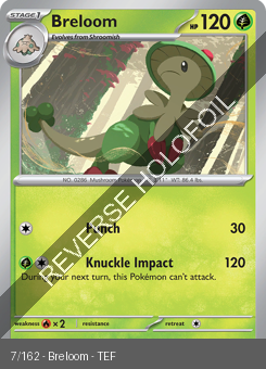S&V - TEF - 7 - Breloom - COMMON - Reverse Holo