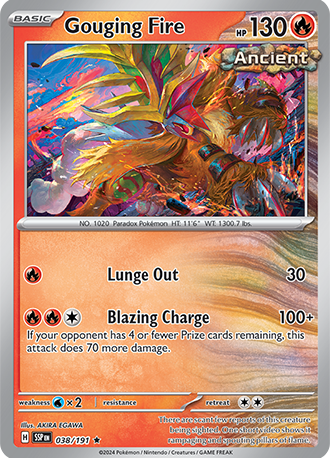 S&V - SSP - 38 - Gouging Fire - RARE - Holofoil