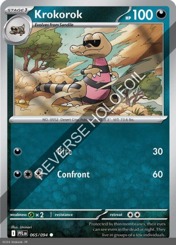 Meg - PFL - 65 - Krokorok - COMMON - Reverse Holo