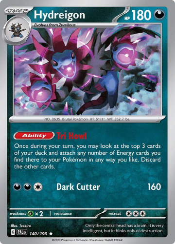 S&V - PAL - 140 - Hydreigon - RARE - Holofoil