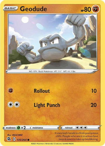 SwSh - FST - 135 - Geodude - COMMON - Normal