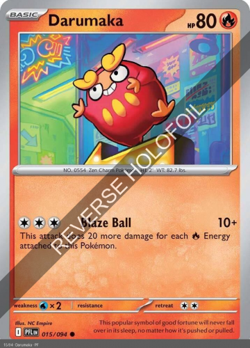 Meg - PFL - 15 - Darumaka - COMMON - Reverse Holo