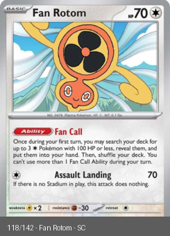 S&V - SCR - 118 - Fan Rotom - COMMON - Normal