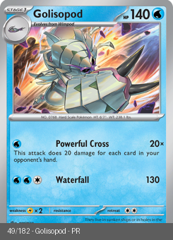 S&V - PAR - 49 - Golisopod - RARE - Holofoil
