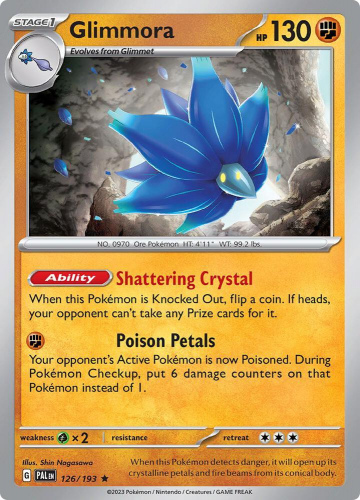 S&V - PAL - 126 - Glimmora - RARE - Holofoil