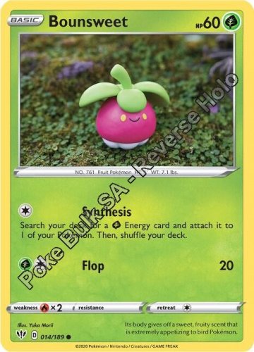 SwSh - DAA - 014 - Bounsweet - COMMON - Reverse Holo
