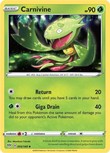 SwSh - DAA - 005 - Carnivine - UNCOMMON - Normal