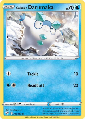 SwSh - DAA - 043 - Galarian Darumaka - COMMON - Normal