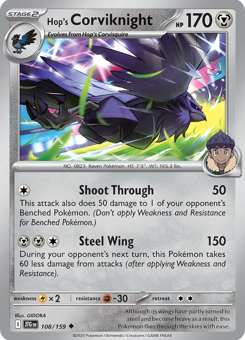 S&V - JTG - 108 - Hop's Corviknight - UNCOMMON - Normal