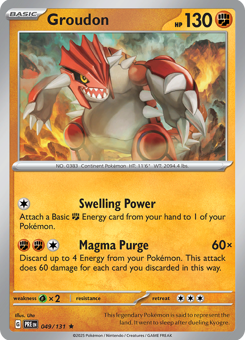 S&V - PRE - 49 - Groudon - RARE - Holofoil