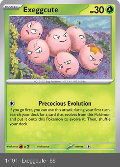 S&V - SSP - 1 - Exeggcute - COMMON - Normal