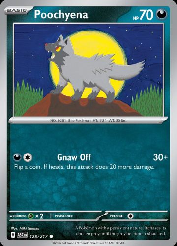 Meg - ASC - 128 - Poochyena - COMMON - Normal