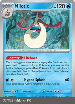 S&V - PAR - 36 - Milotic - RARE - Holofoil