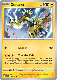 S&V - DRI - 78 - Zeraora - RARE - Holofoil