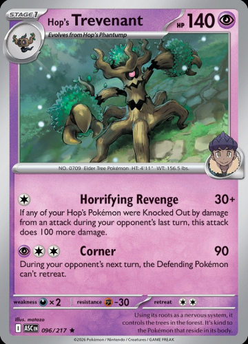 Meg - ASC - 96 - Hop's Trevenant - RARE - Normal