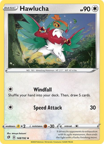 SwSh - RCL - 148 - Hawlucha - UNCOMMON - Normal
